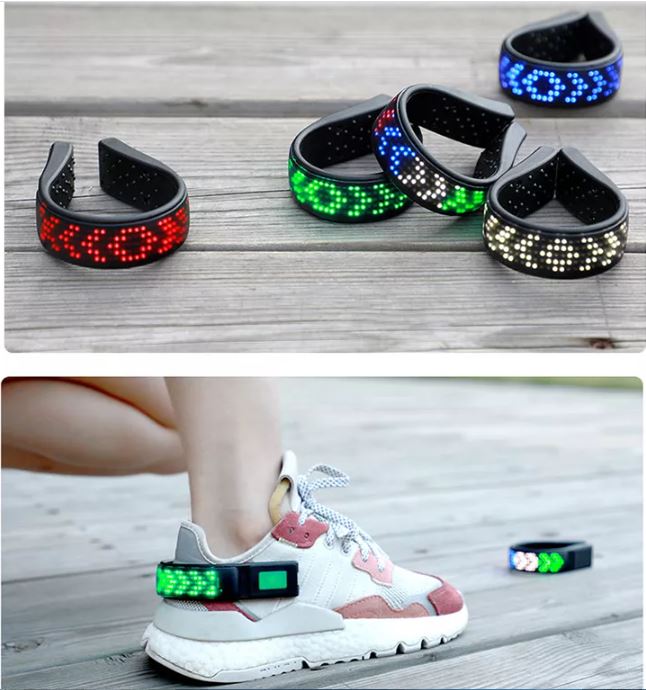 zapato iluminado - pantalla LED