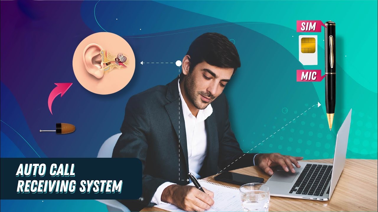 espía el audífono más pequeño en el oído invisible para los exámenes