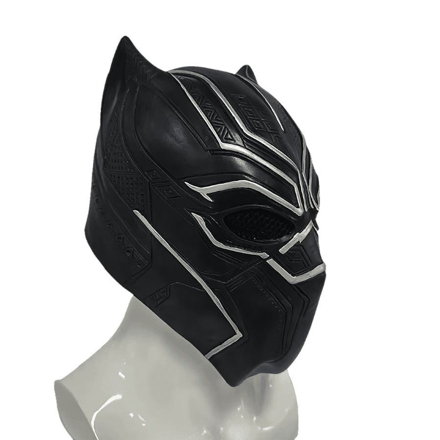 Máscara de carnaval negra Pantera Negra