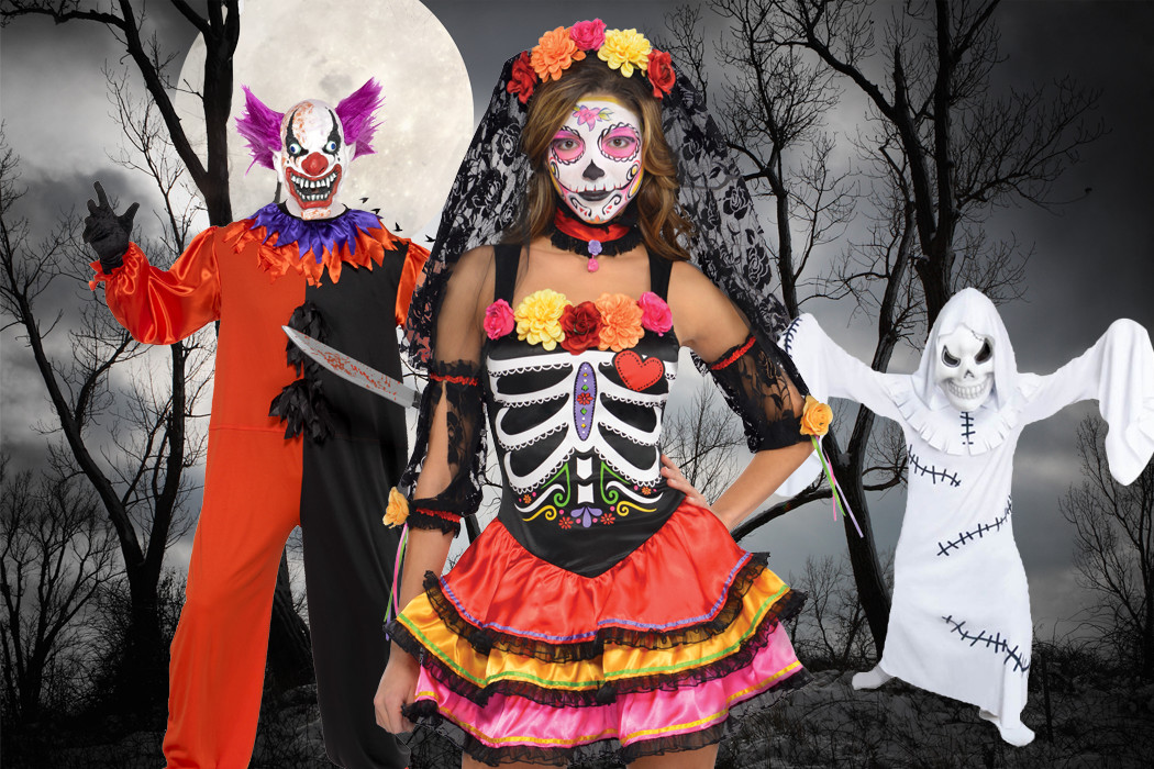 disfraces de carnaval y máscaras de halloween