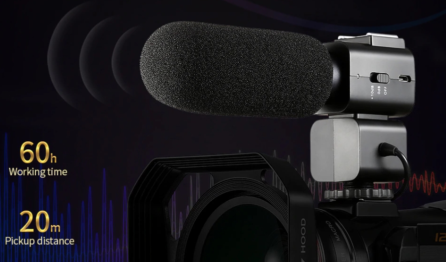 micrófono externo cámara ordro