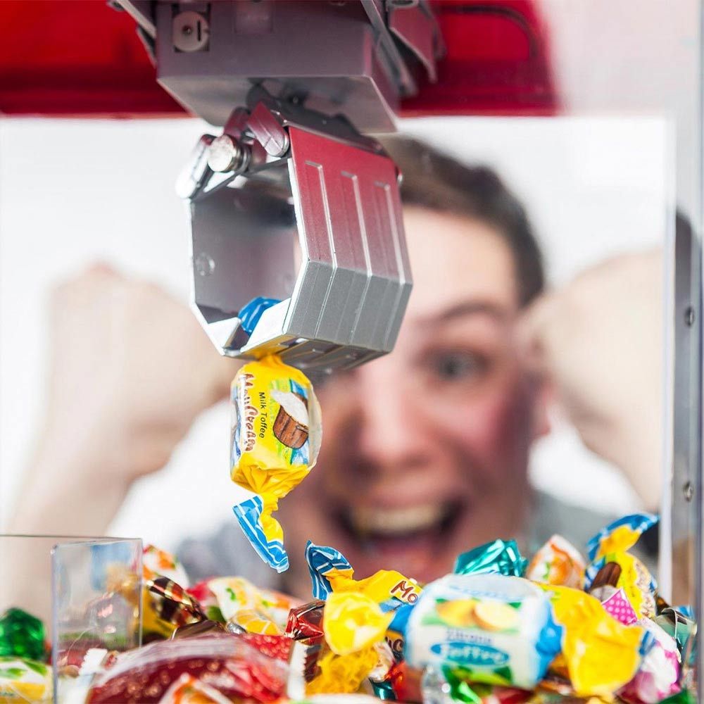 Grab Candy o dispensador de máquina de juguetes para agarrar dulces o golosinas