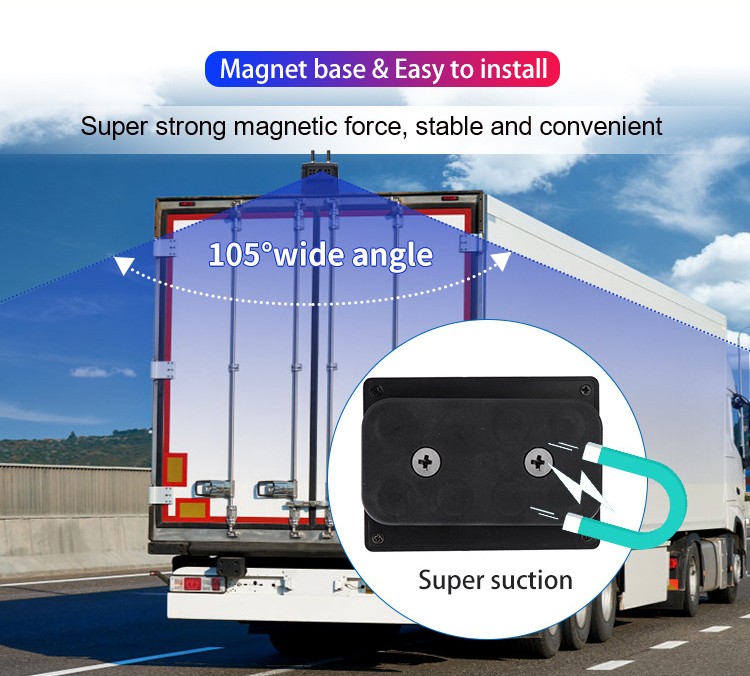 cámara wifi con imán para coche furgoneta camión