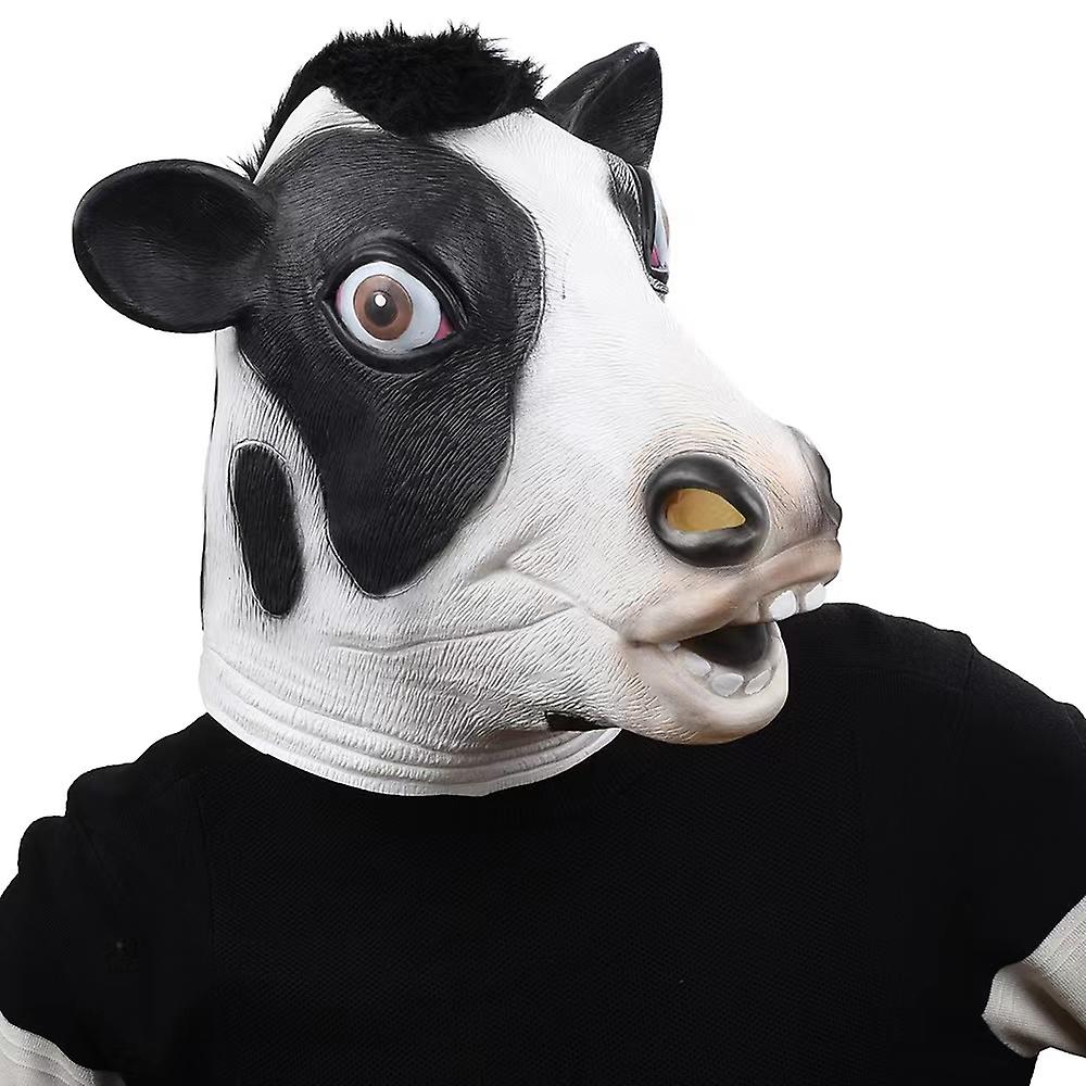 máscara de vaca máscaras de cabeza de látex de silicona