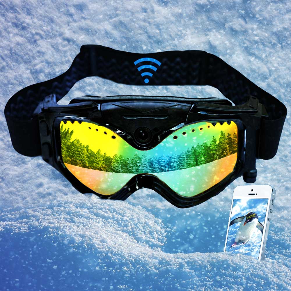 gafas de esquí wifi cámara full hd