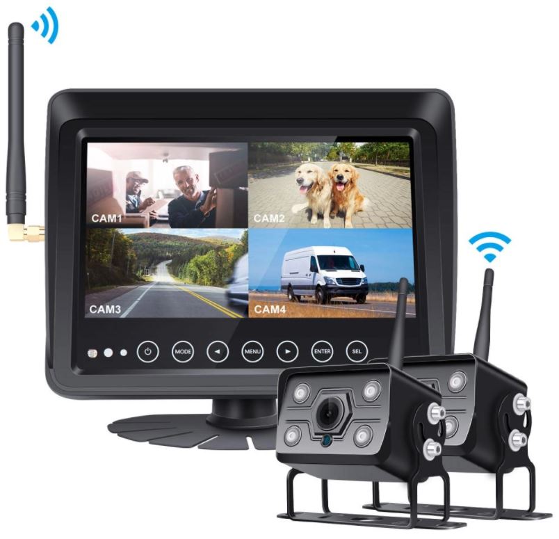 wifi camera set wireless with ip68 for boat car machine yate