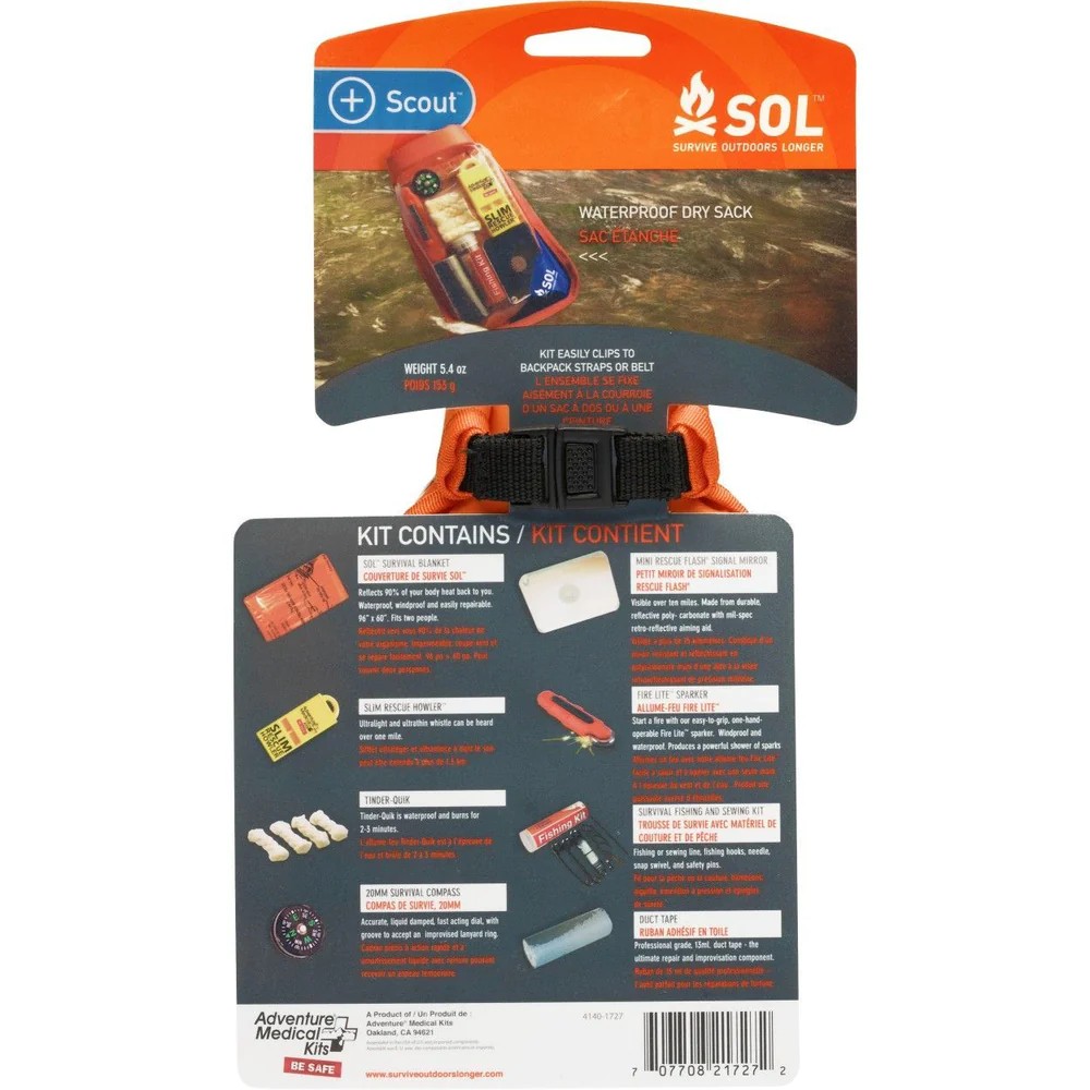 kit de supervivencia - sol scout
