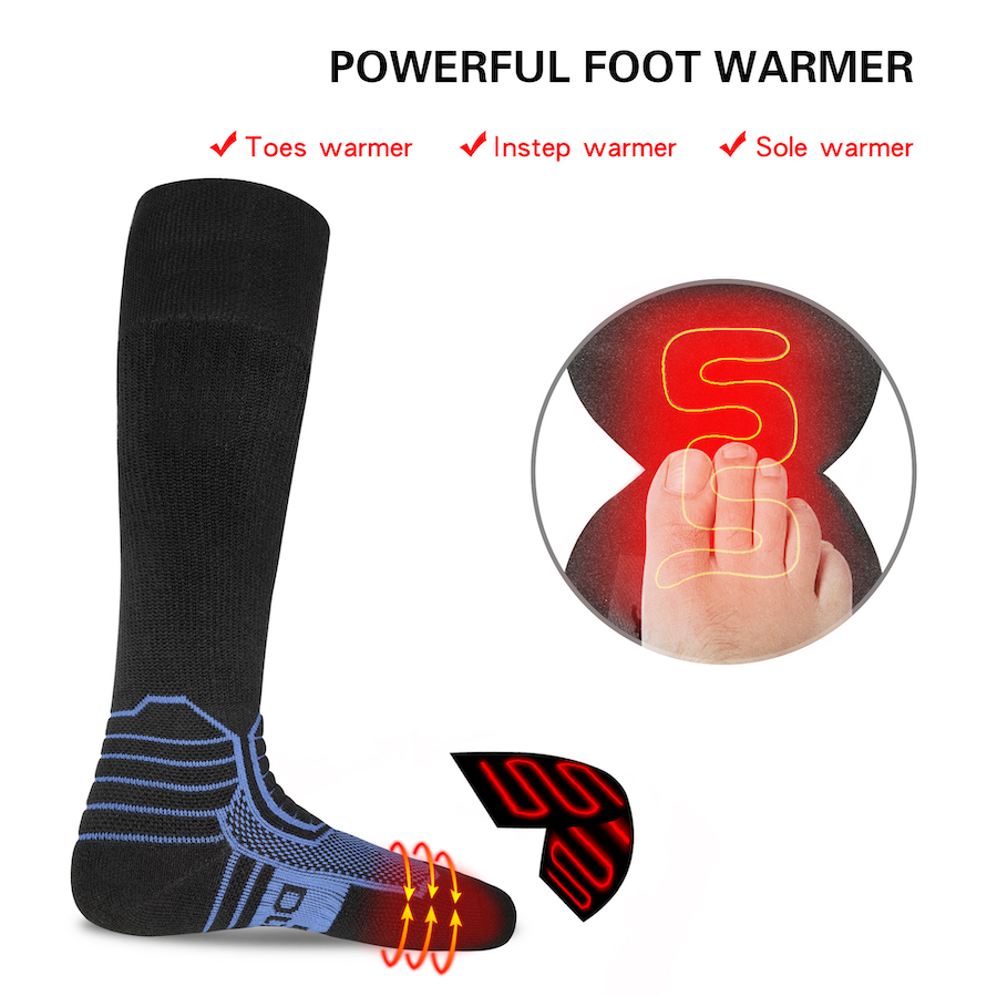 calcetines con calefacción eléctrica - calcetines termocalentados