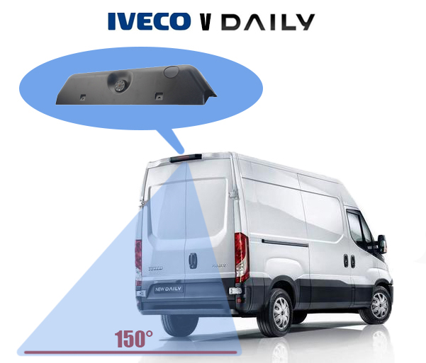 cámara de estacionamiento en la luz de freno trasera IVECO DAILY 2014