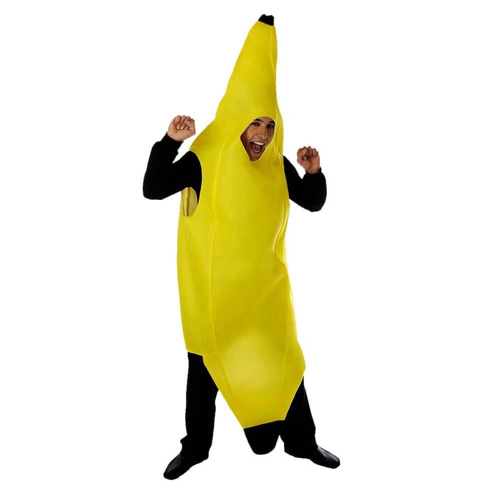 traje de plátano disfraz de carnaval para adultos