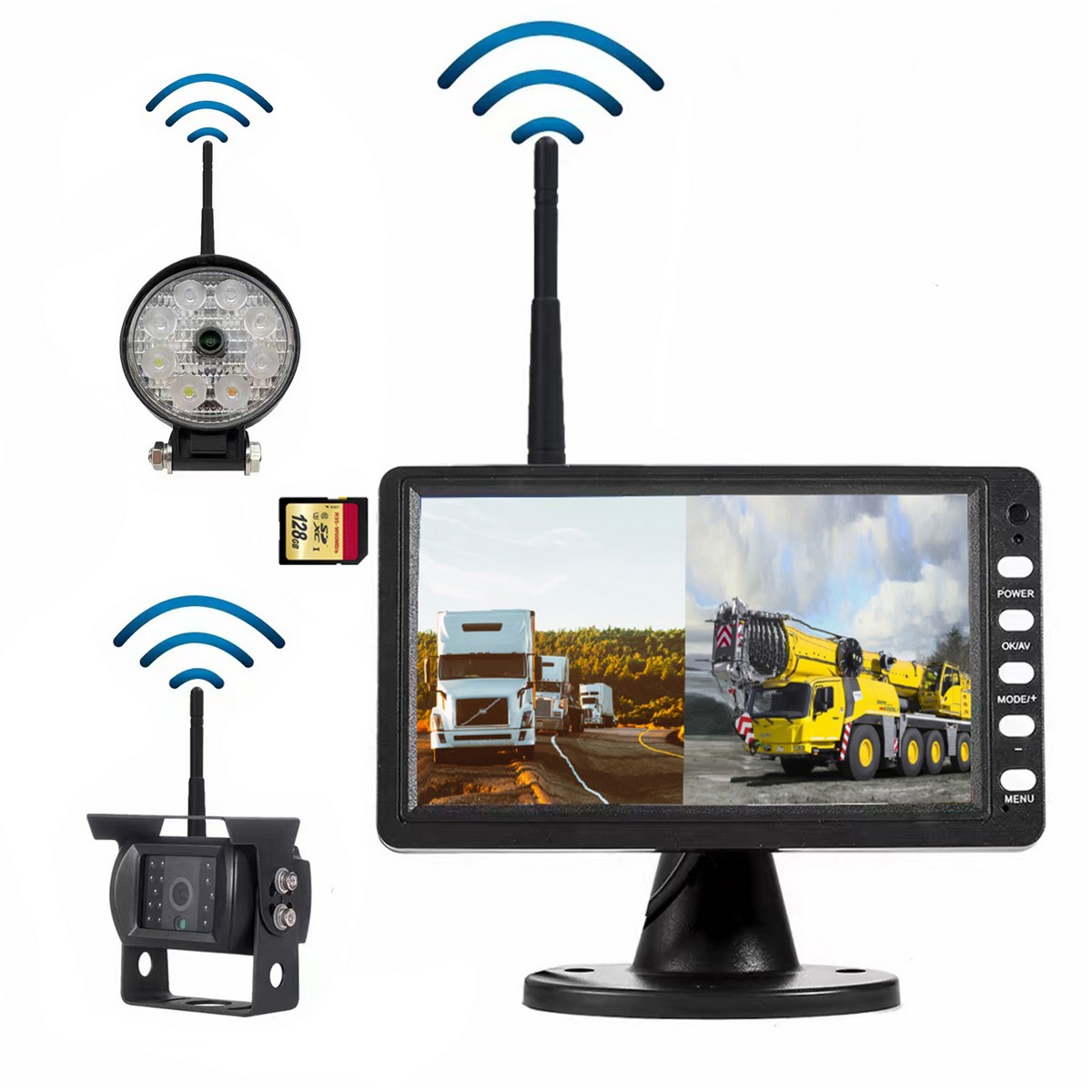 cámara wifi con led IR para conjunto de cámara de trabajo