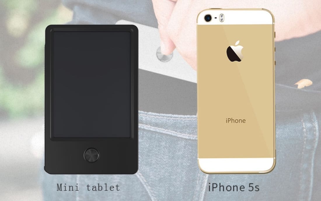 Mini dimensiones como tu teléfono móvil - Mesa LCD de bolsillo