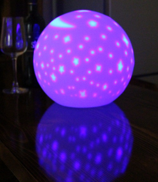 lámpara de proyección de cielo de esfera de luz led