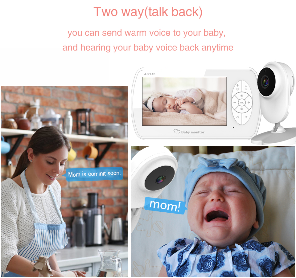 monitoreando al niño - video monitor de bebé niñera