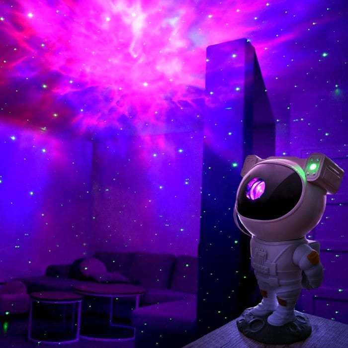 cosmonauta proyector de pared cielo nocturno galaxia