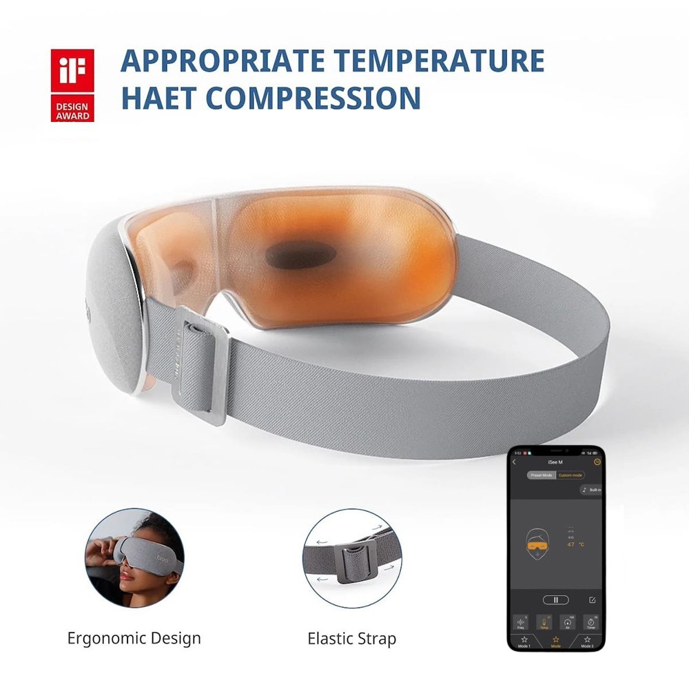 Gafas de masaje Bluetooth con funciones inteligentes