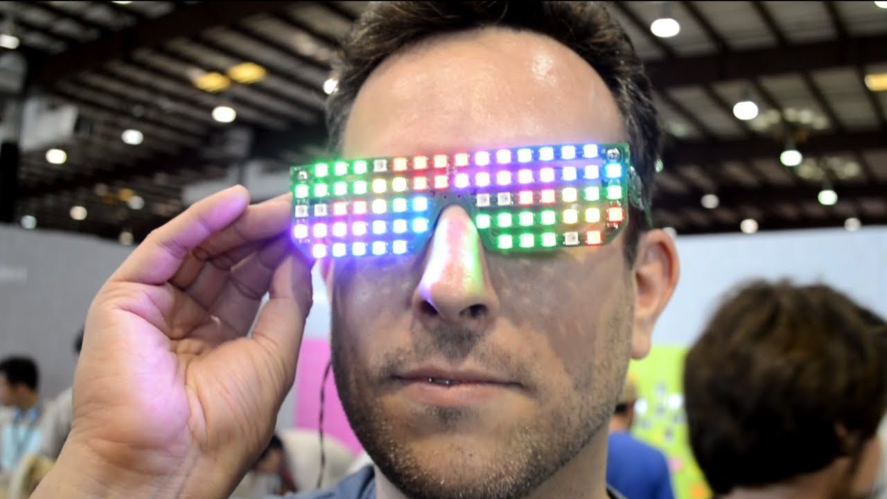 Gafas de LED RGB