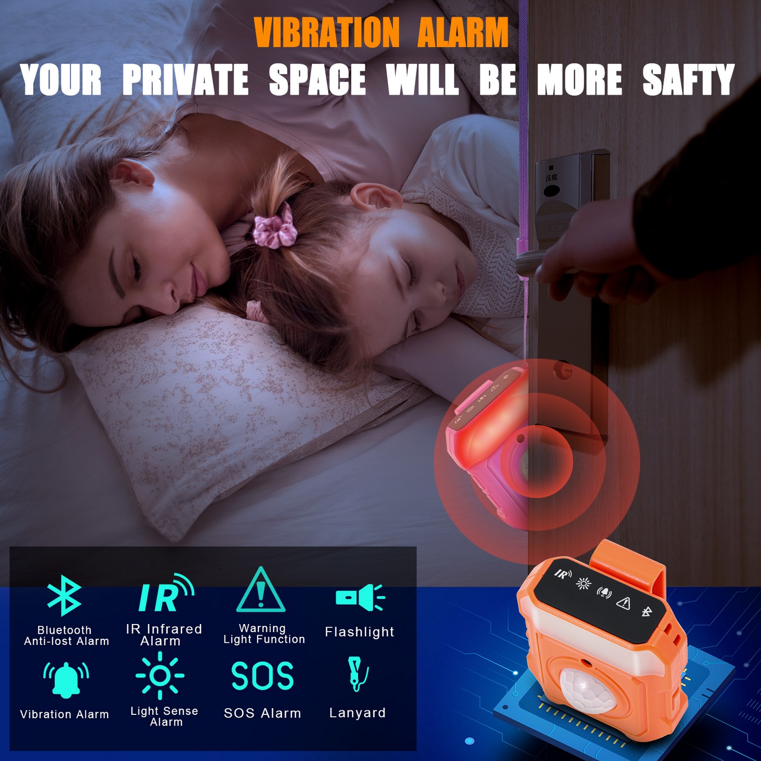 alarma de seguridad personal - alarma vibratoria