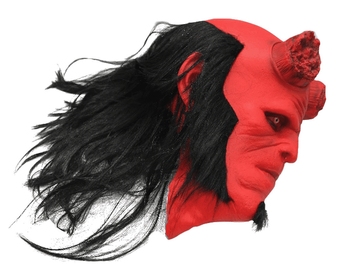 Máscara facial para adultos Hellboy