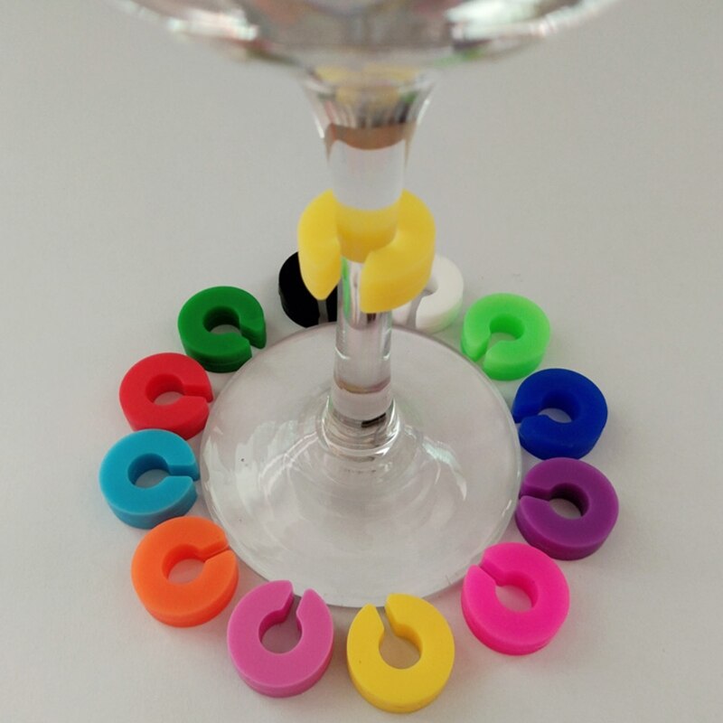 rotuladores para vasos bebidas etiquetas de colores
