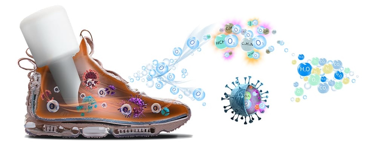 limpiador de zapatos con ozono esterilización de zapatos