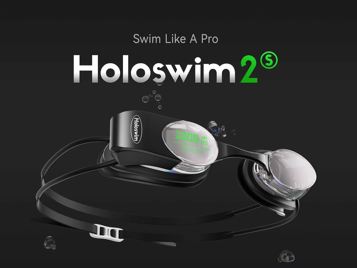 Gafas de natación con inteligencia artificial holoswim 2