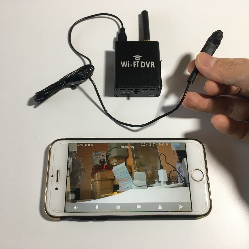 wifi estenopeica cámara ip micro mini lente