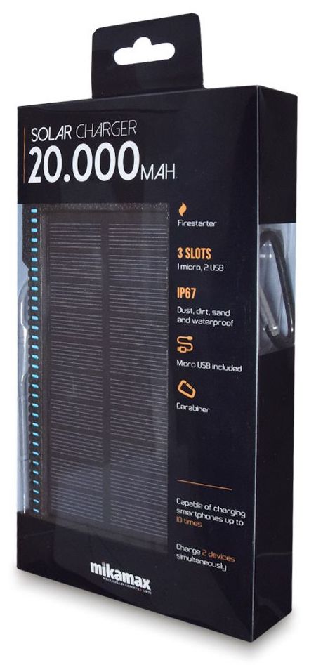 cargador de celular solar 20000mah