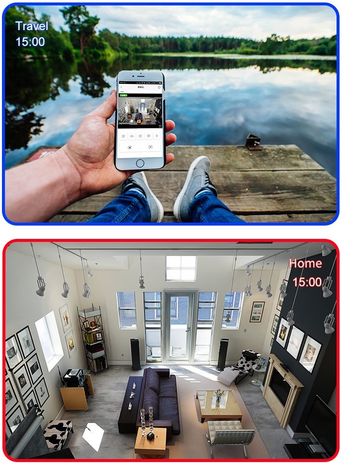 cámara de conexión wifi - aplicación para smartphone