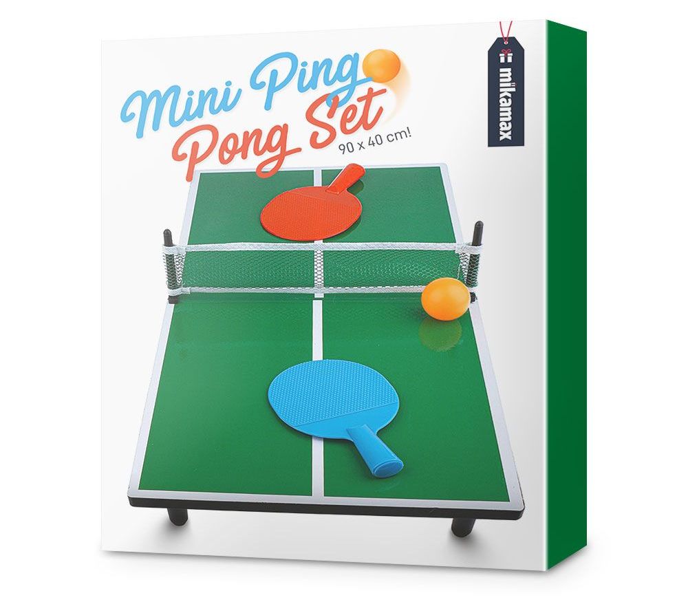 Juego de mini tablero de ping pong de mesa portátil