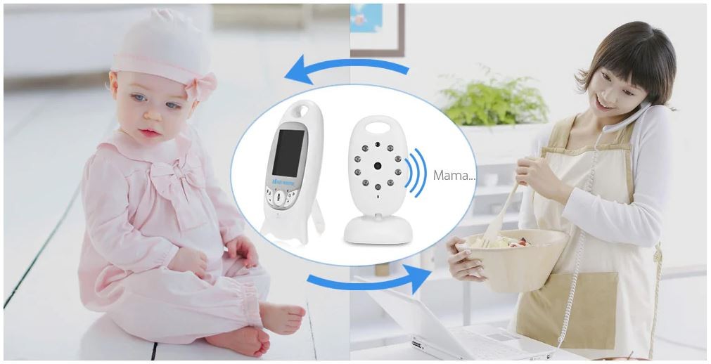 cámara con monitor para vigilancia de bebés