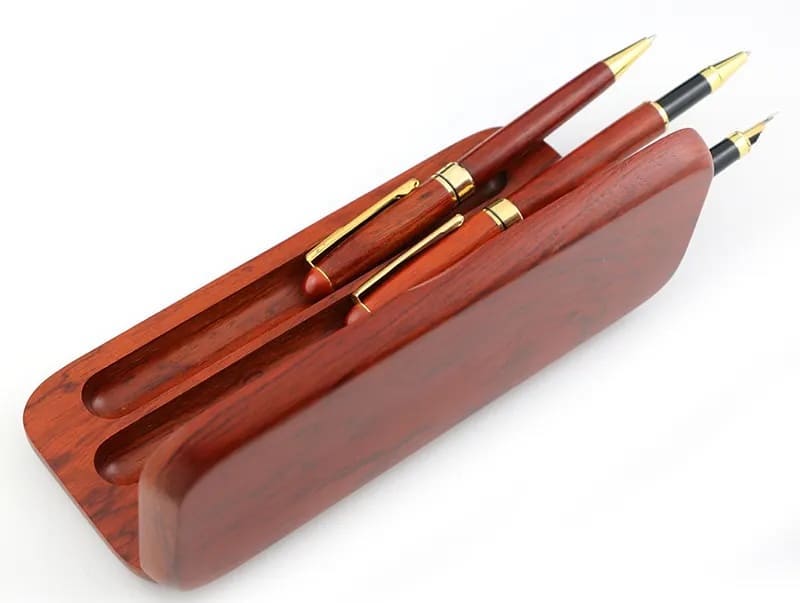 set de regalo de bolígrafo de madera