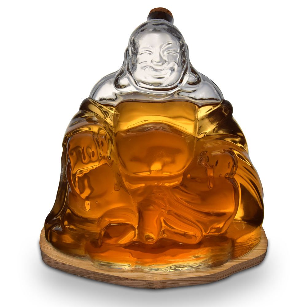 Jarra decantadora Buddha para ron, whisky o bourbon