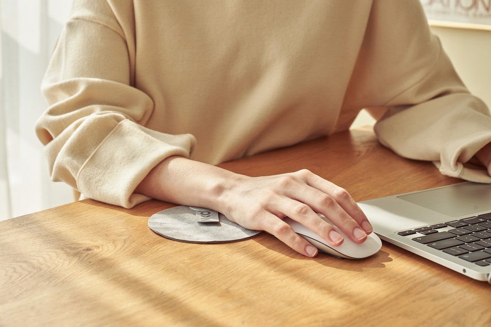 Almohadilla térmica para manos con USB hasta 50°C Diseño LUXURY de ante