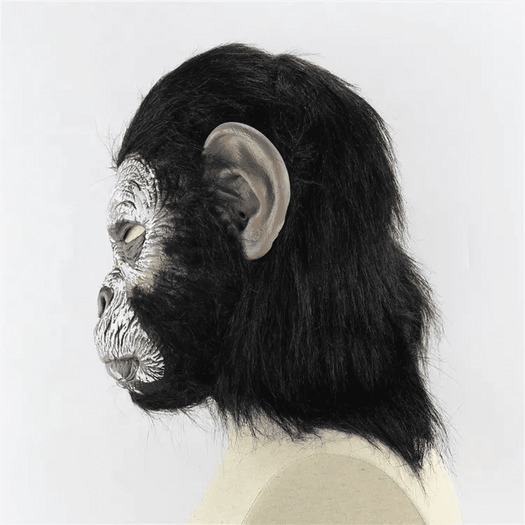 Máscara de mono de Halloween del planeta de los simios.