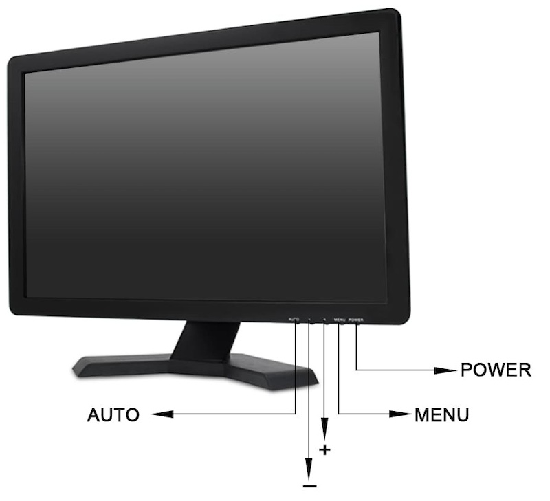 Monitor bnc Monitor LCD TFT de matriz activa de 19 pulgadas