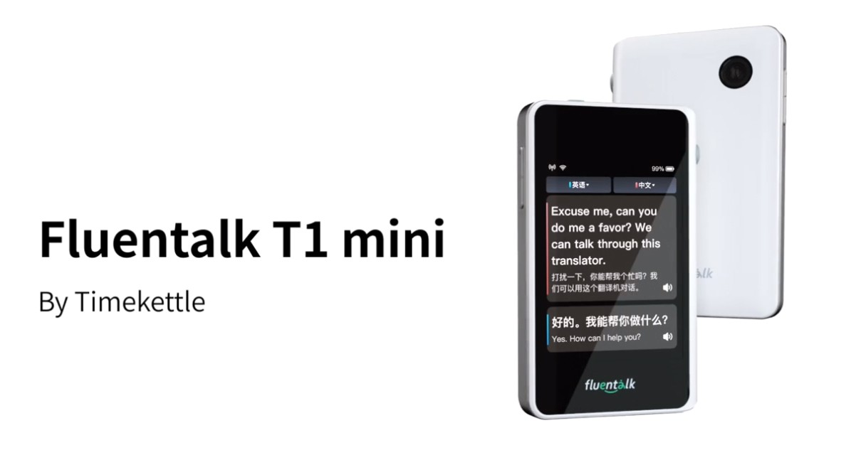 Fluentalk T1 mini Timekettle - traductor de viajes portátil