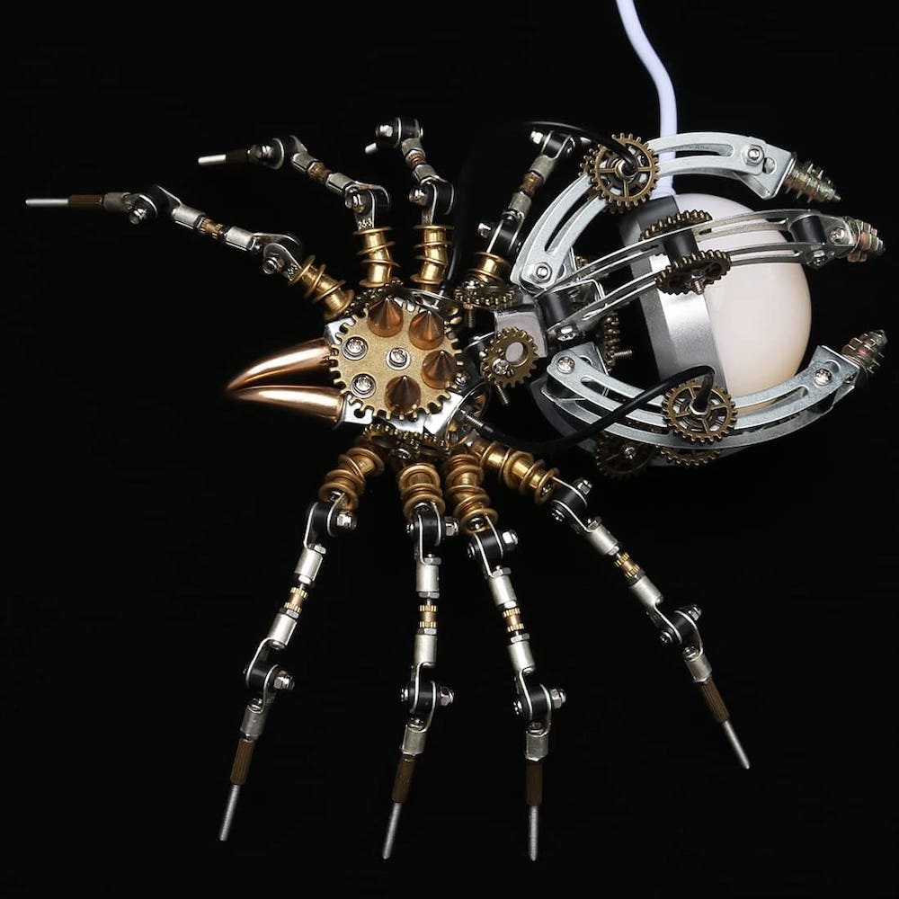 Araña rompecabezas de metal 3D
