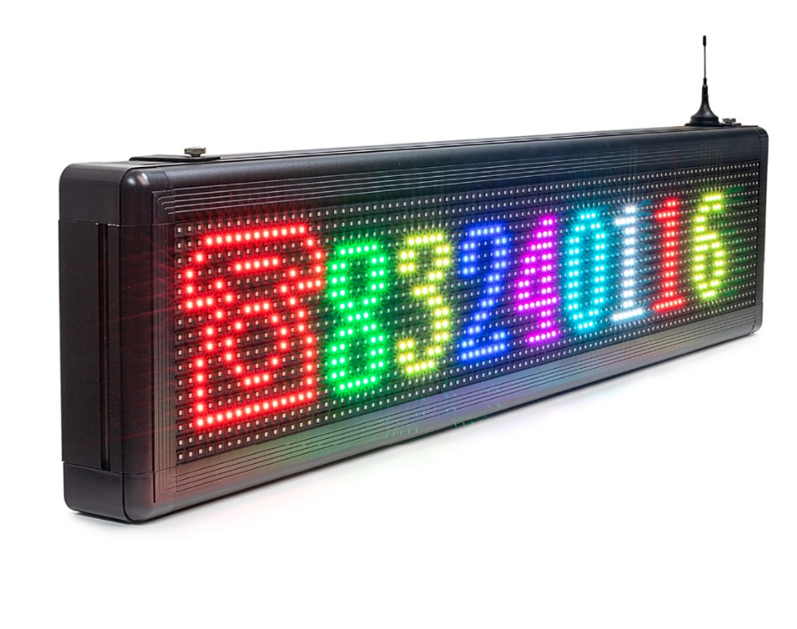 Panel de información WiFi LED RGB al aire libre