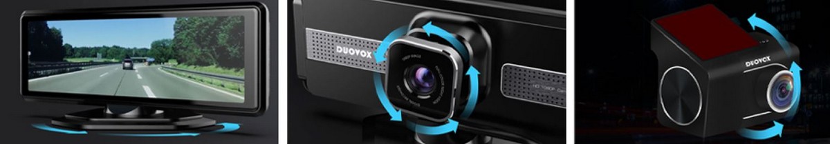cámara dual para coche duovox v9