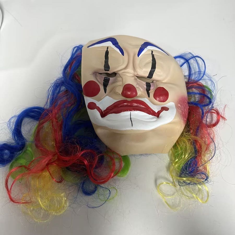 máscara de payaso para adultos de carnaval
