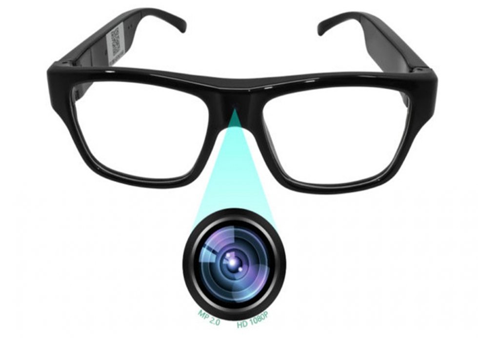Gafas espía táctil con cámara FULL HD y WiFi