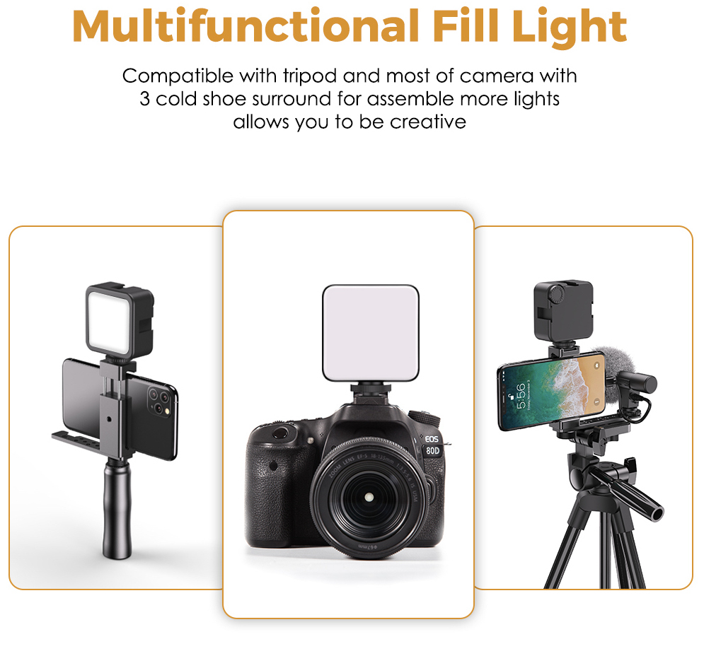 luz led para cámara de fotos de teléfono móvil
