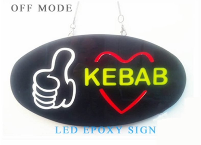 Kebab del panel de hielo