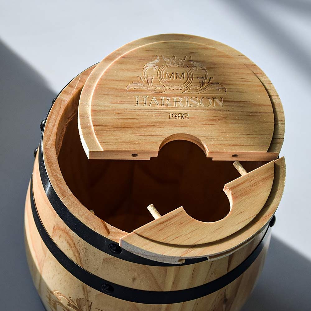 barril para whisky vino madera mini 3L