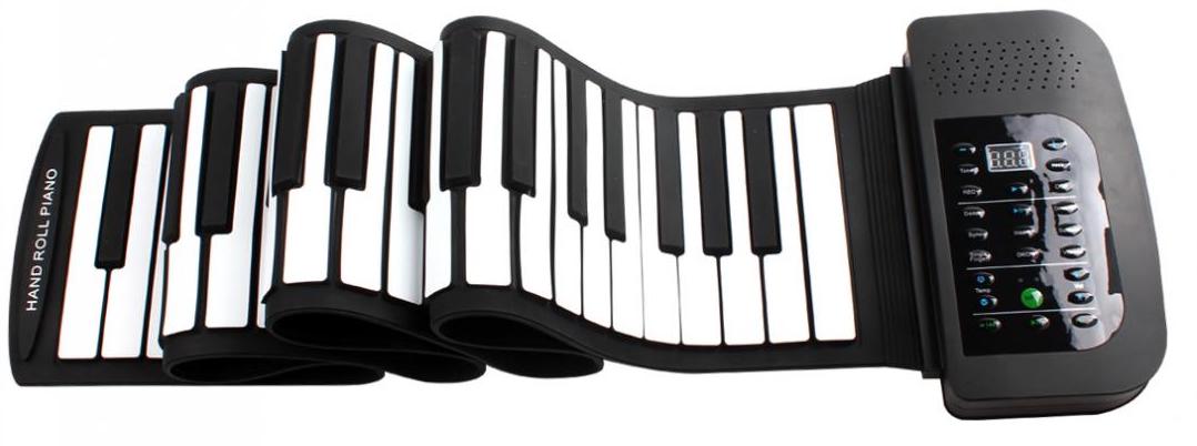 teclado de piano portátil enrollable piano