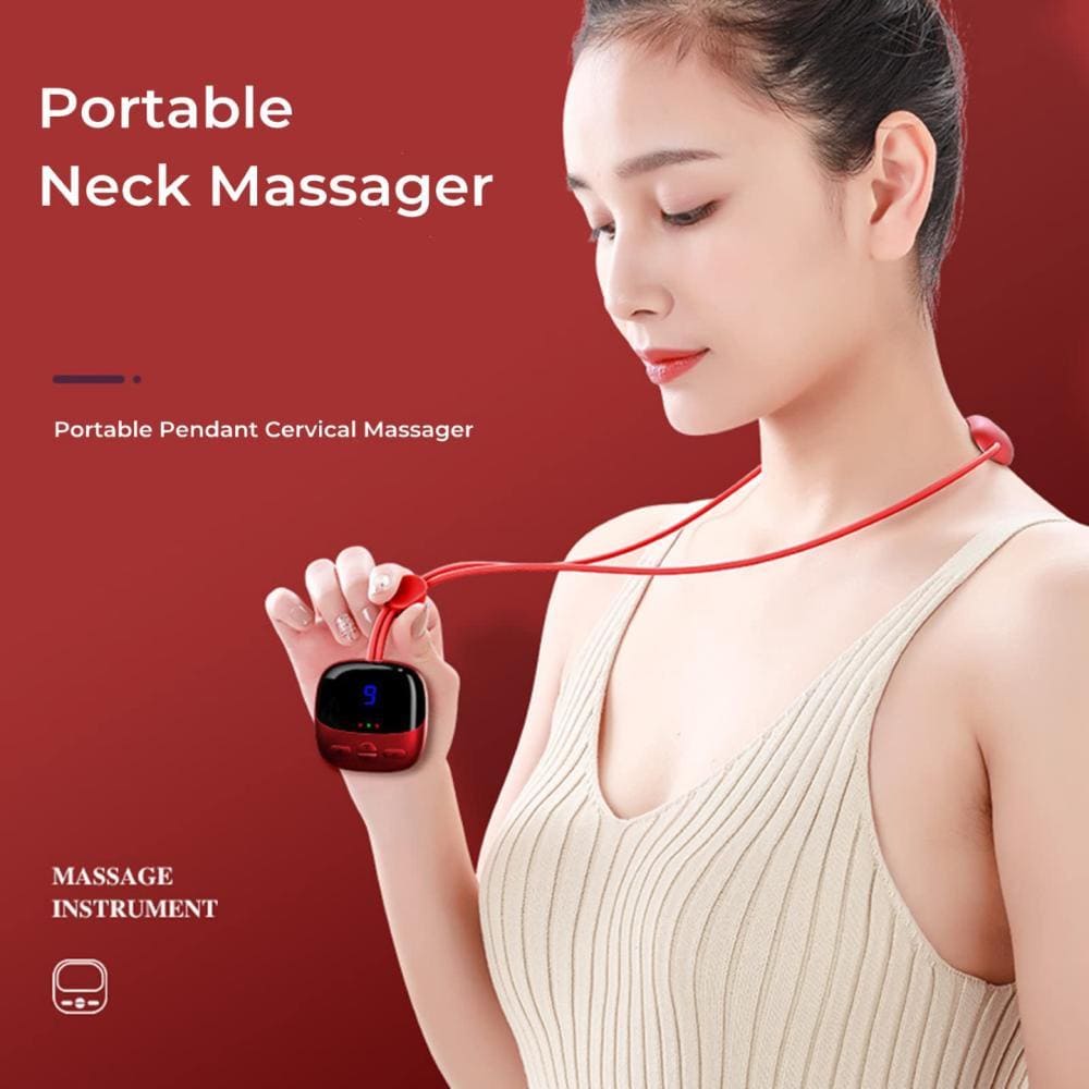 masaje de cuello - dispositivo de cuello para colgar