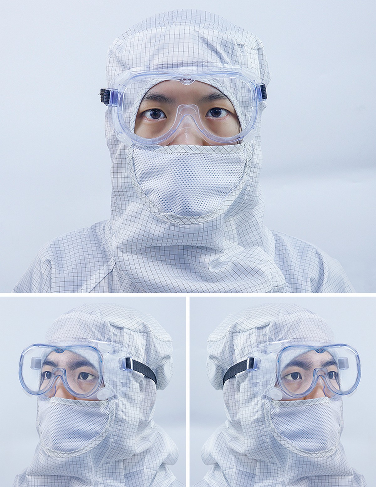gafas protectoras contra el virus corona