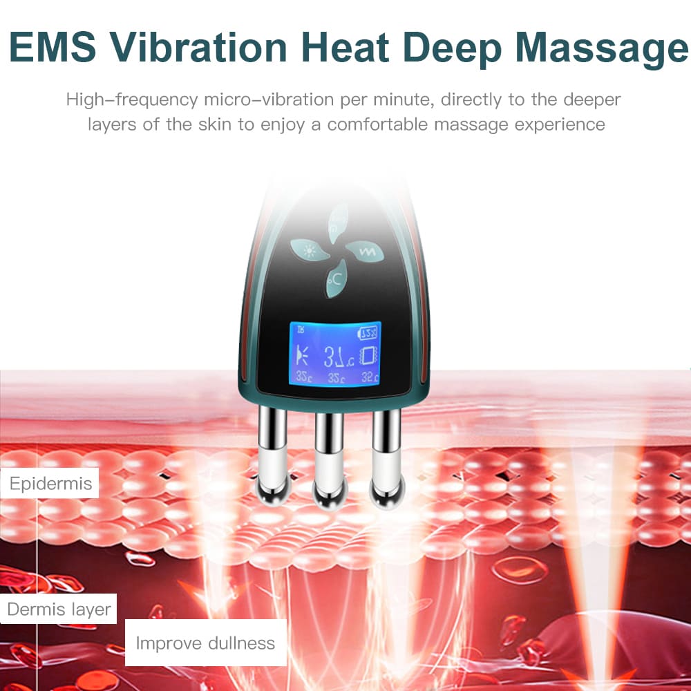 Dispositivo de masaje vibratorio profundo para suavizar las arrugas