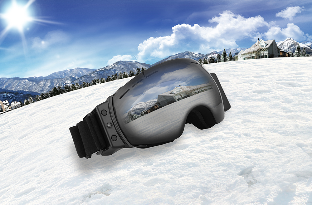 gafas de esquí con cámara y bluetooth